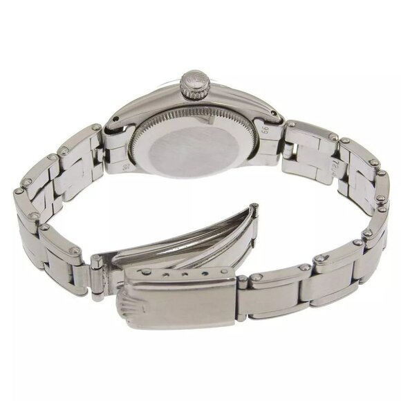 ROLEX Oyster perpetual Watches 6623 Thunderbird Bezel SilverDial Stainless...